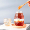 250ml 500ml de forme ovale jars de miel de verre kdg