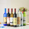 Bouteilles de vin en verre de Bordeaux en verre de 750 ml avec couvercles en liège