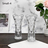 Vase en verre transparent de décoration de la maison nordique de différents styles