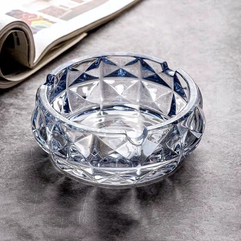 Cadeaux de Noël Artisanat de verre nordique de haute qualité forme ronde