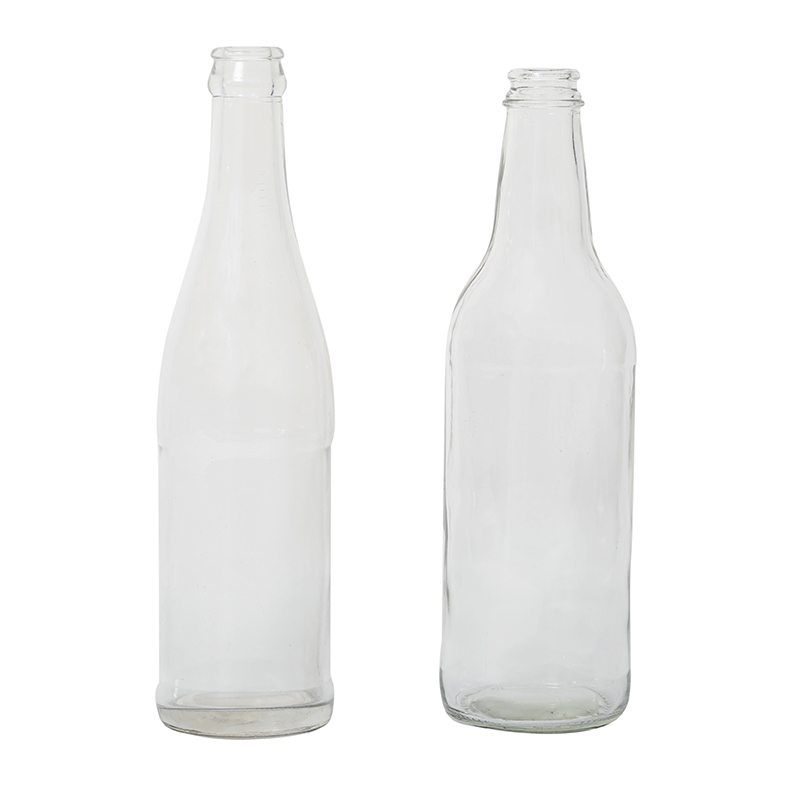 Bouteilles d'eau en verre de 350 ml avec couvercles Bouteilles de vin Emballage de boissons