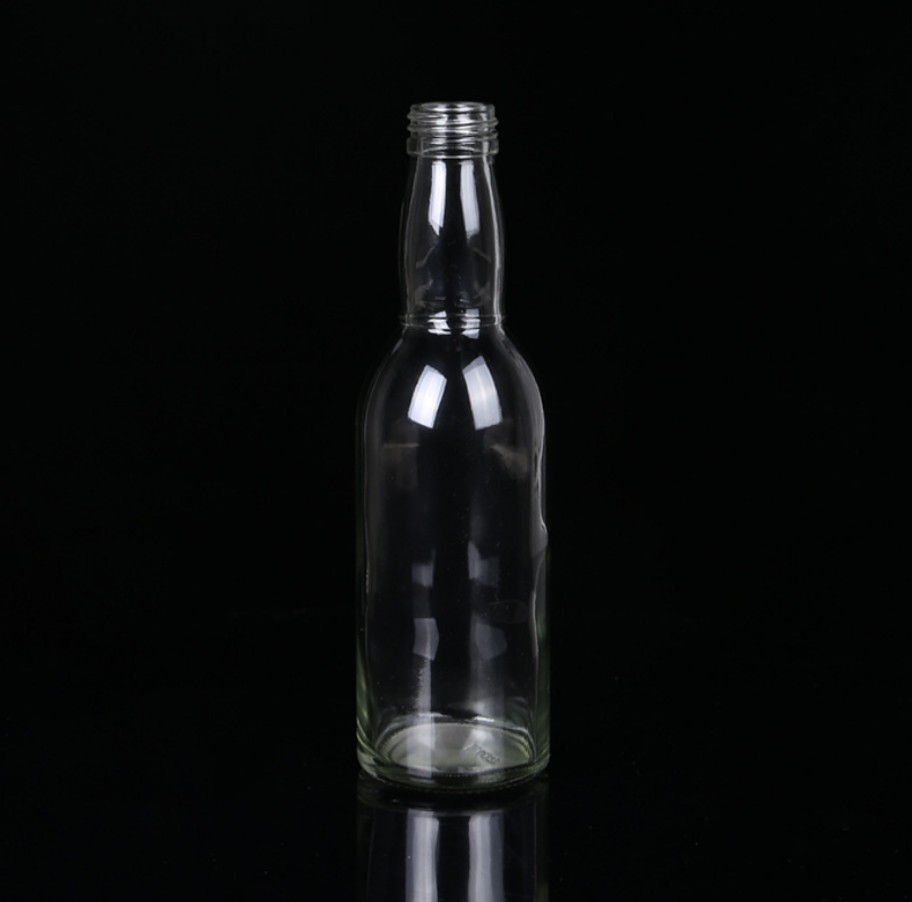Mini bouteilles de vin en verre de 100 ml Bouteilles en verre d'alcool avec couvercles